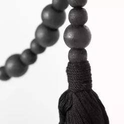 Hot Wood Beaded Tassel Garlands, Set of 2 Decorative Accents