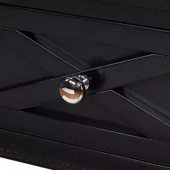 Kirklands Home Accent & End Tables|Wood Charging Traditional Accent Table Black