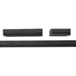Kirklands Home Shelves|Wood Floating Shelves, Set of 3 Black