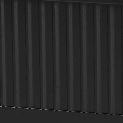 Kirklands Home Beds & Headboards|Wood Fluted Headboard Primrose Queen Bed Black
