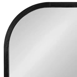 Kirklands Home Decorative Mirrors|Wood Frame Arch Wall Mirror Black