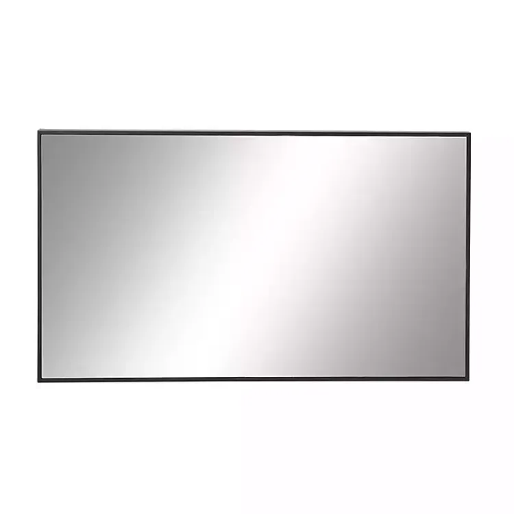 Kirklands Home Framed Mirrors|Wood Framed Mirror, 24x40 in. Black