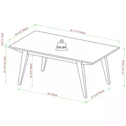 Kirklands Home Coffee Tables|Wood Minimalist Coffee Table Black