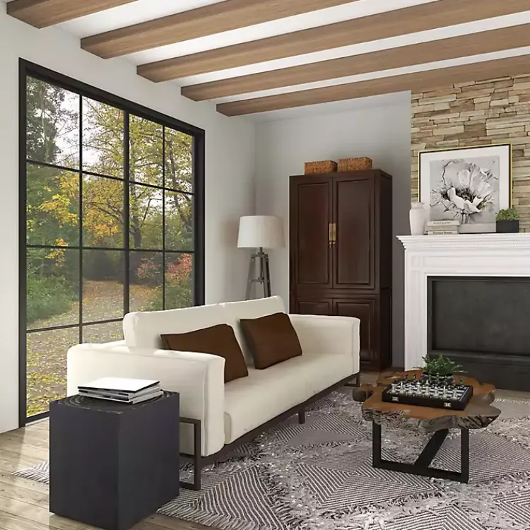 Kirklands Home Accent & End Tables|Wood Square Accent Table Black