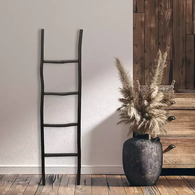 Discount Wood Theo Blanket Ladder Decorative Accents