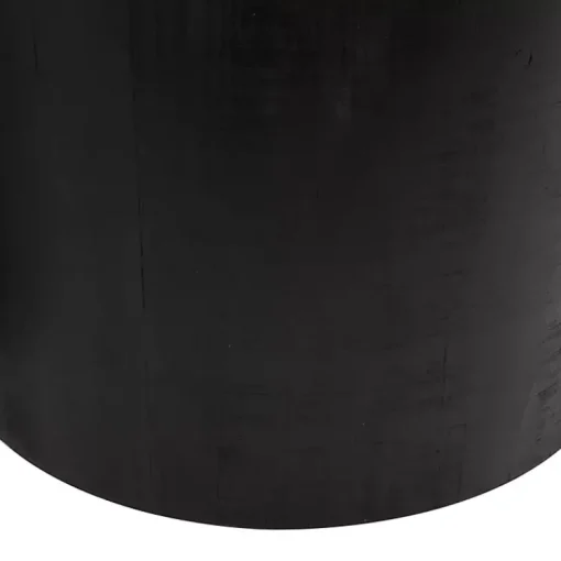 Kirklands Home Accent & End Tables|Black Wood Wrapped Rope Accent Tables, Set of 2 Brown