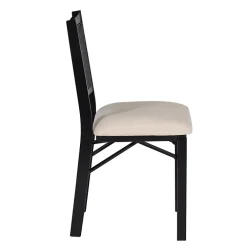 Kirklands Home Dining Chairs|Black Woven Cane Foldable Dining Chair