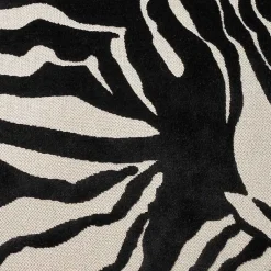 Discount Black Zebra Jacquard Pillow Pillows