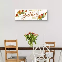New Bless All Who Gather Here Fall Canvas Art Print Fall