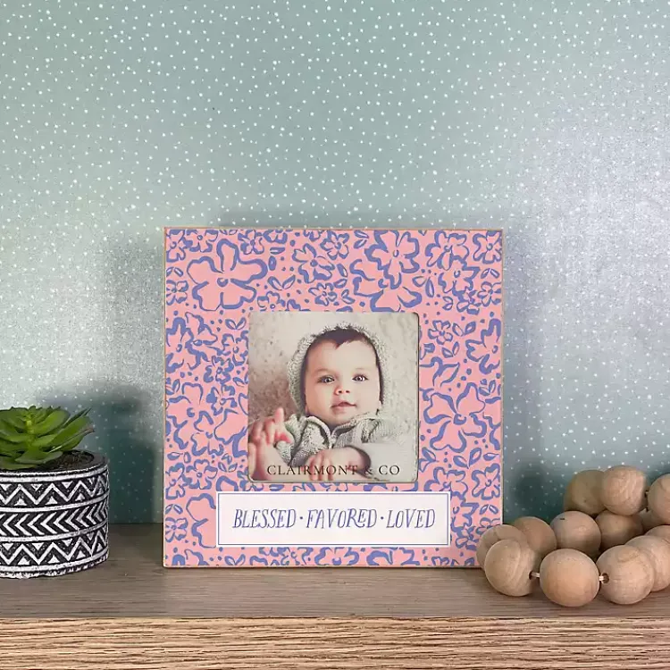 New Blessed Favored Loved Picture Frame Picture Frames