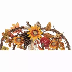 Online Blessed Twig Pumpkin Shaped Wreath Fall