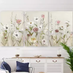 Kirklands Home Canvas Art|Blooming Around Canvas Art Prints, Set of 3 Multi