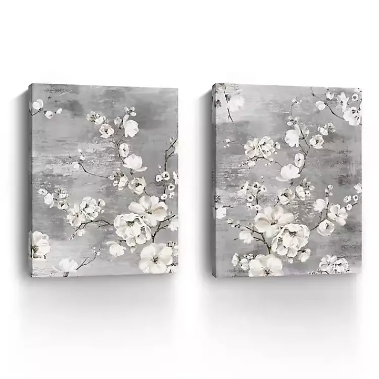 Kirklands Home Canvas Art|Blossoming Giclee Canvas Art Prints, Set of 2