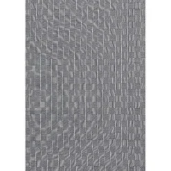 Kirklands Home Outdoor Rugs|Blue & Ivory Checkered Indoor/Outdoor Runner, 3x8