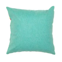 Kirklands Home Outdoor Cushions & Pillows|Blue & Red Lamontage Stripe Outdoor Lumbar Pillow