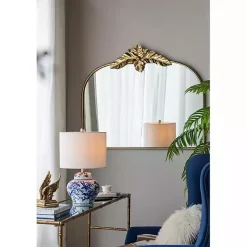 Kirklands Home Table Lamps|Blue & Floral Ceramic Table Lamp White