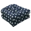 Kirklands Home Outdoor Cushions & Pillows|Blue & White Stars Outdoor Seat Cushions, Set of 2