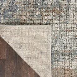 Kirklands Home Area Rugs|Blue and Beige Tally Textured Area Rug, 7x9