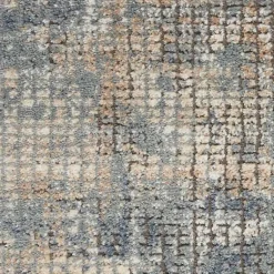 Kirklands Home Area Rugs|Blue and Beige Tally Textured Area Rug, 7x9
