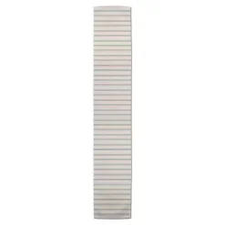 Kirklands Home Table Linens|Blue and Cream Country Stripe Table Runner, 72 in.