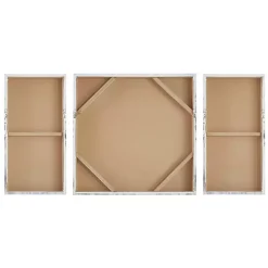 Kirklands Home Canvas Art|Blue and Gold Trees Canvas Art Prints, Set of 3