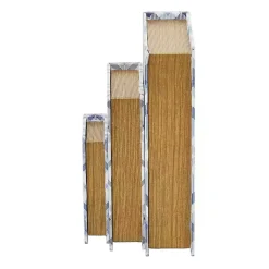 Discount Blue and Gray Plaid Book Boxes, Set of 3 Baskets & Boxes