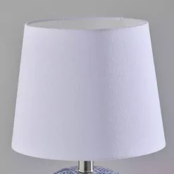 Kirklands Home Table Lamps|Blue and Ceramic Table Lamps, Set of 2 White