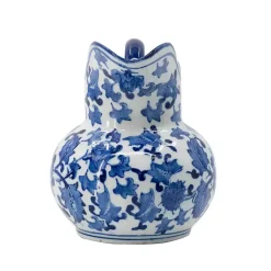 Kirklands Home Kitchen Accessories|Blue and White Floral Ceramic Pitcher