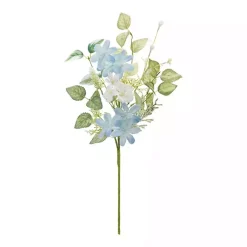 New Blue and White Mixed Blossom Sprays, Set of 6 Stems & Bouquets