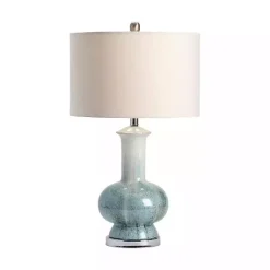 Kirklands Home Table Lamps|Blue and Ombre Ceramic Table Lamp White