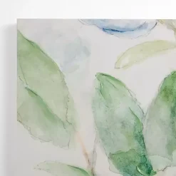 Kirklands Home Canvas Art|Blue and White Peony Blooms Canvas Art Print