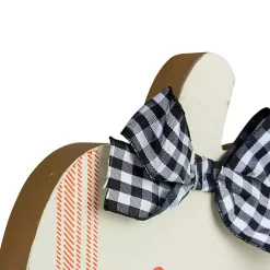 Outlet Blue and White Pumpkin Tabletop Signs, Set of 2 Fall