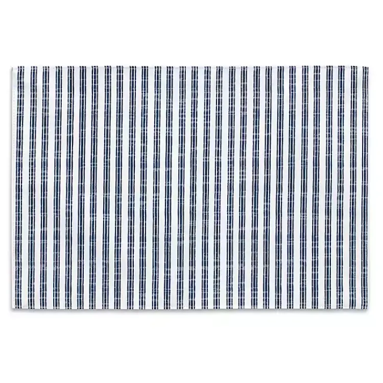 Kirklands Home Table Linens|Blue and White Striped 4-pc. Placemat Set