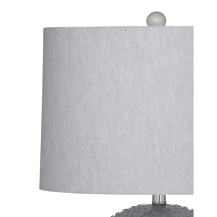 Kirklands Home Table Lamps|Blue Beaded Globe Table Lamp Gray