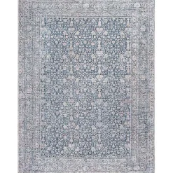 Kirklands Home Area Rugs|Boho Lorelai Washable Area Rug, 6x9 Blue