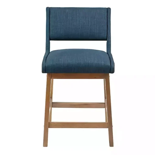 Kirklands Home Bar Stools & Counter Height Stools|Boomerang Modern Counter Stool Blue
