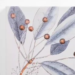 Kirklands Home Canvas Art|Blue Botanical Berries Canvas Art Prints, Set of 2