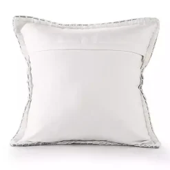 Kirklands Home Outdoor Cushions & Pillows|Blue Buffalo Check Stitched Outdoor Throw Pillow