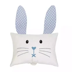 Hot Blue Bunny Face Pillow Easter Decorations