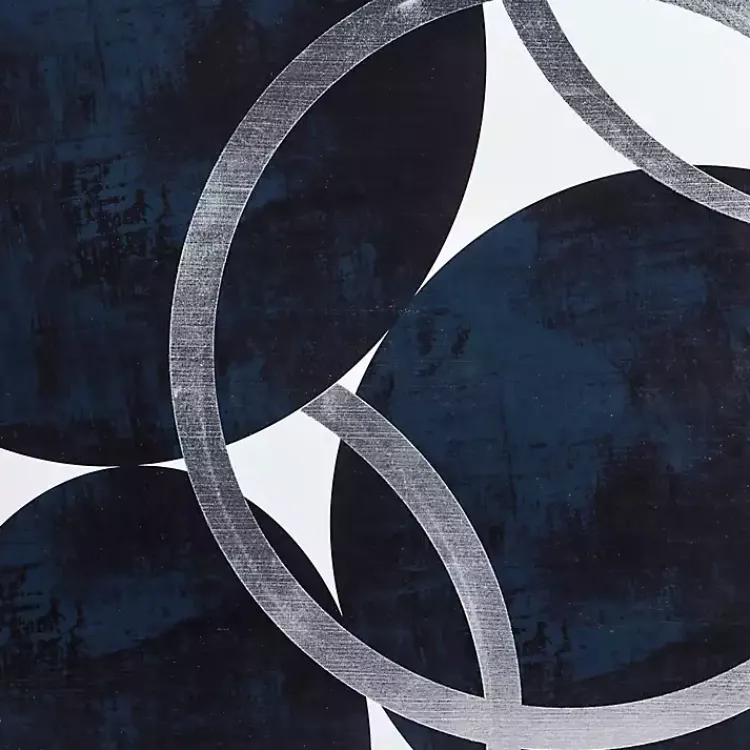 Kirklands Home Canvas Art|Blue Celestial Orbit Canvas Art Prints, Set of 2