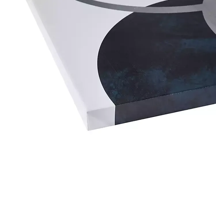 Kirklands Home Canvas Art|Blue Celestial Orbit Canvas Art Prints, Set of 2