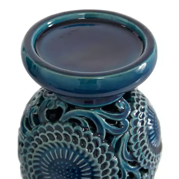 New Ceramic Tiered Base Candle Holders, Set of 2 Candle Holders