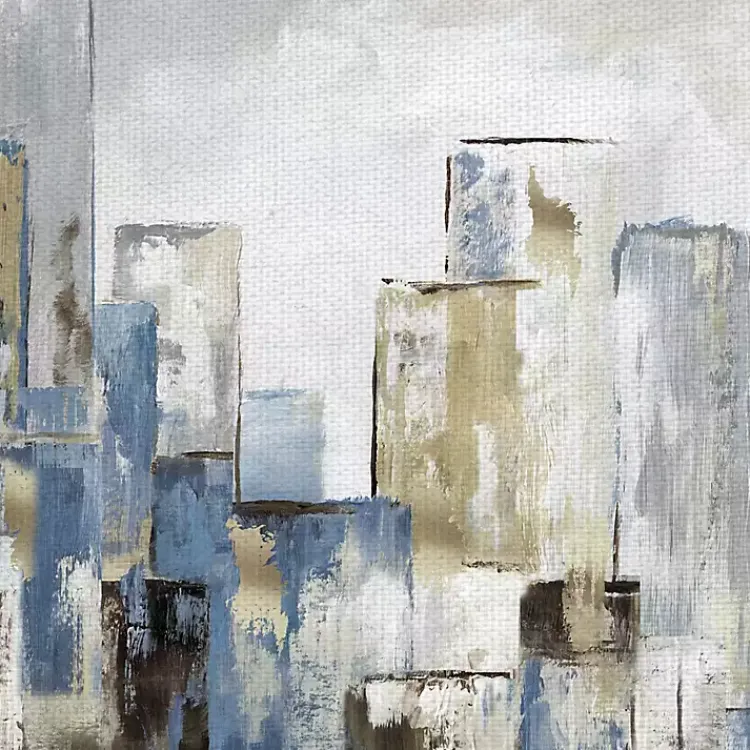 Kirklands Home Canvas Art|Blue City Canvas Art Prints, Set of 2