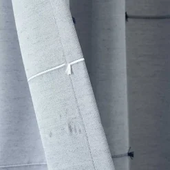 Kirklands Home Curtains & Drapes|Clipped Stripe Curtain Panel Set, 84 in. Blue