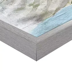 Kirklands Home Canvas Art|Blue Coastal Leaves I & II Canvas Prints, Set of 2