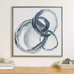 Kirklands Home Canvas Art|Blue Connections Canvas Art Print