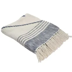 New Cotton Diamond Geometric Fringe Throw Blankets & Throws