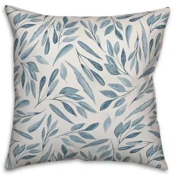 Outlet Blue Easter Blessings Floral Pillow Easter Decorations