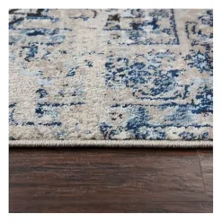 Kirklands Home Area Rugs|Edward Medallion Area Rug, 8x10 Blue