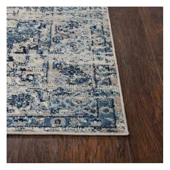 Kirklands Home Area Rugs|Edward Medallion Area Rug, 8x10 Blue